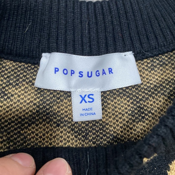 Like New! Animal Print Sweater - Picture 3 of 3